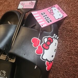 Hello Kitty Black and Red Sandals